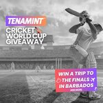 Win a Trip to The Barbados to Watch The T20 Cricket World Cup Final from TENAMINT