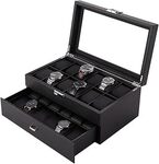 BLOODYRIPPA 24-Slot Carbon Fiber Watch Box with Drawer $47.99 + Delivery ($0 with Prime/$59 Spend) @ Bloodyrippa via Amazon