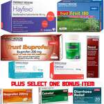 Bulk Fexofenadine, Loratadine, Cetirizine, Paracetamol, Nasal Spray, Ibuprofen + Bonus Item $49.99 Delivered @PharmacySavings