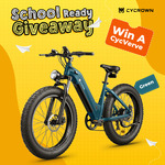 Win a CycVerve Electric Bike or 1 of 3 CYCROWN Gift Boxes from CYCROWN