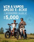 Win a Vamos Amigo E-Bike + Accessories Valued at $5,000 from Vamos Bikes