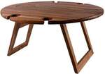 Peer Sorensen Folding Round Picnic Table Acacia Wood 50cm $35 + Delivery ($0 C&C Sydney) @ Peter's of Kensington