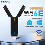 FENVI AX5400 WiFi 6E USB Network Adapter US$13.57 (~A$21.31), App/Coins: US$9.19 (~A$14.43) Shipped @ Fenvi Official AliExpress