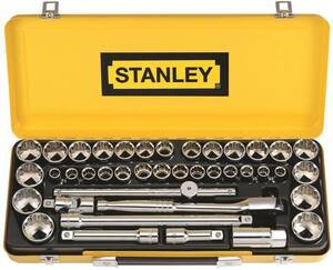 Stanley Socket Set 1/2" Drive Metric/SAE 40-Piece $118.99 (Was $169.99) + Delivery ($0 C&C/ in-Store) @ Supercheap Auto