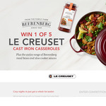 Win 1 of 5 Le Creuset Casseroles + The Entire Range of Beerenberg Meal Bases & Slow Cooker Sauces from Beerenberg + Le Creuset