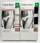 3-Pack Calvin Klein Women's Cotton Thong XL (Only) $9.98 + $7.99 Shipping (RRP $59.95) @ PocketShop Australia eBay