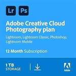 [Prime] Adobe Creative Cloud Photography Plan 1TB Storage 1 Year Subscription $188.69 @ Amazon Media AU