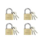 [VIC] Syneco 40mm Brass Padlocks 4-Pack $2.40 + $10 Delivery ($0 OnePass/ C&C/ in-Store) @ Bunnings (Selected Stores)