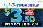 [QLD] $3.50 All Plates Fri 3rd Oct @ Sushi Train, Mt Sheridan