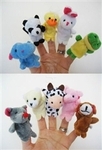 $5 for 10 Assorted Cute Animal Finger Puppets - Free Delivery