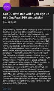 Get 90 Days Free When You Sign up to a OnePass $40 Annual Plan @ Commbank Yello