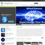 ANDROID APP - Mind Games Pro (Ad Free) Reduced from $4.99 to $0.99 (see comments) for Short Time