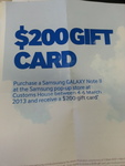 (SYD ONLY) Samsung Galaxy Note II $599 ($799 with a $200 Visa Debit Card)