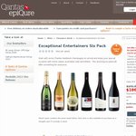 Qantas EpiQure: Exceptional Entertainers Six Pack $186 (Was $241, $31/bottle) Includes Champagne