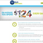 $50 Cash Bonus with No Monthly Fee EveryDay Account from ME Bank