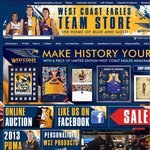 West Coast Eagles Team Store - Sale and Free Shipping