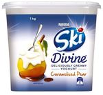 Ski Divine Full Fat "Yogurt" 1kg Varieties $2.94 @ Woolworths