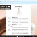 Free Sample of Eau De Lacoste Fragrance