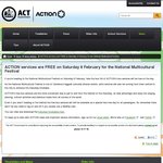 FREE Travel on ACTION Buses [ACT] - Sat 08 Feb 14