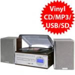 All-in-1 Turntable, AM/FM/ CD/MP3/USB/SD Mem. Card Slot - $99, + Freight