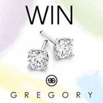 Win a Pair of Diamond Stud Earrings from Gregory Jewellers