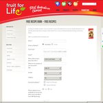 FREE: 2x Fruit For Life Recipe Books (Posted Copies or PDF Downloads)