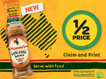 Half-Price Nando’s Outback BBQ Peri-Peri Sauce at Woolies [with Free Voucher from Living Social]
