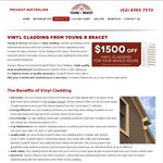 $1500 off Vinyl Cladding for The Whole House [NSW]