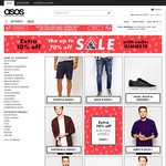 Get an Extra 10% off up to 70% off Sale items @ ASOS