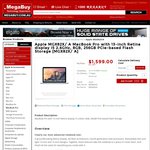 Apple 24hr Sale @ Megabuy - MacBook Pro 13" $1599, MacBook Pro 15" $2099, iMac 27" $1899