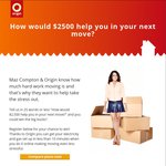 Win $2500 for Your Next Home Move from Origin Movers