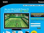 Buy Panasonic Viera Plasma TV Get Free Nintendo Wii