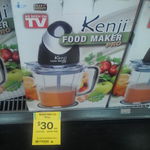Kenji Food Maker Pro 63% off at Woolworths. $30 Save $49
