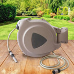 Automatic Hose Reel with 25m Hose - Beige $64.97 Free Delivery to Metro Areas @ OO.com.au