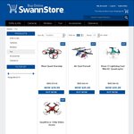 Air Duel Twin Helicopters $25, HD QuadForce Drone $59.50 + Others, Free Shipping @ Swann Store