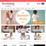 $25 Voucher for Children's Fashion (Min Spend $100, New Customers) @ Trendykidz