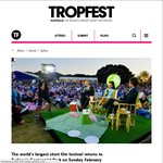Free Cookies, Passionfruit Ice Block, Cushion and Hand Sanitiser [Tropfest, SYD]