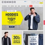 Connor Hoodies 2 for $30 - in Store [Possibly Knox, VIC Only]