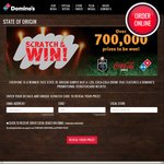 Win 1 of 716,000 Instant Win Food Prizes from Domino's [Purchase 1.25L Coca-Cola Product from Domino's with Scratchie Card]