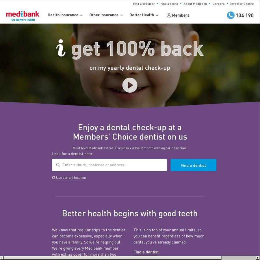 Get 100% Back on Dental from Medibank Members Choice Dentist OzBargain