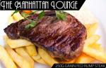 $5 Grain Fed Rump Steak 250g & Chips at Manhattan Lounge (Nxt to Martin Place Station, Sydney)