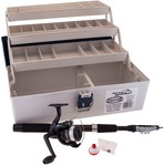 Jarvis Walker 6ft Telescopic Fishing Rod and Reel Combo with 3 Tray Tackle Box $24.95 @ HookedOnline.com.au - 50% OFF