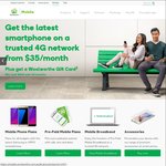 Free $330 eGift Card  from Woolworths Mobile with M (4GB) or L (8GB) 24 Months Plans with OZBARGAIN10 Coupon