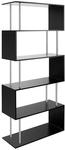 5 Tier Display/Book/Storage Shelf Unit Black/White $92 (Normal Price- $119) - Delivered @Shoppingjoey