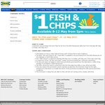 IKEA “$1 Fish and Chips” @ Adelaide & Perth Stores (after 5 PM from May 8-12)