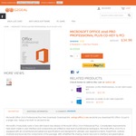 30% off Code for Microsoft Office 2016 Professional Plus (1 User) $24.48/A $32.06 @ G2deal.com