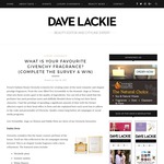 Win a Givenchy Luxury Fragrance Collection from Dave Lackie