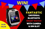 Win a Universal Bluetooth Smart Watch with Camera & SIM Slot from Appzthatrock