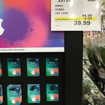 $50 iTunes Gift Card for $39.99 (20.02% off) at Costco (Membership Required)