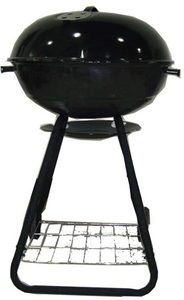 Jumbuck 57cm black shop charcoal kettle bbq